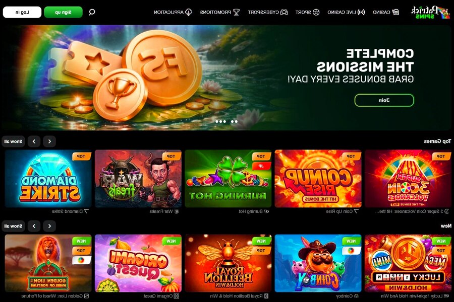 Patrick Spins Casino Mobile App: Download and Features APK